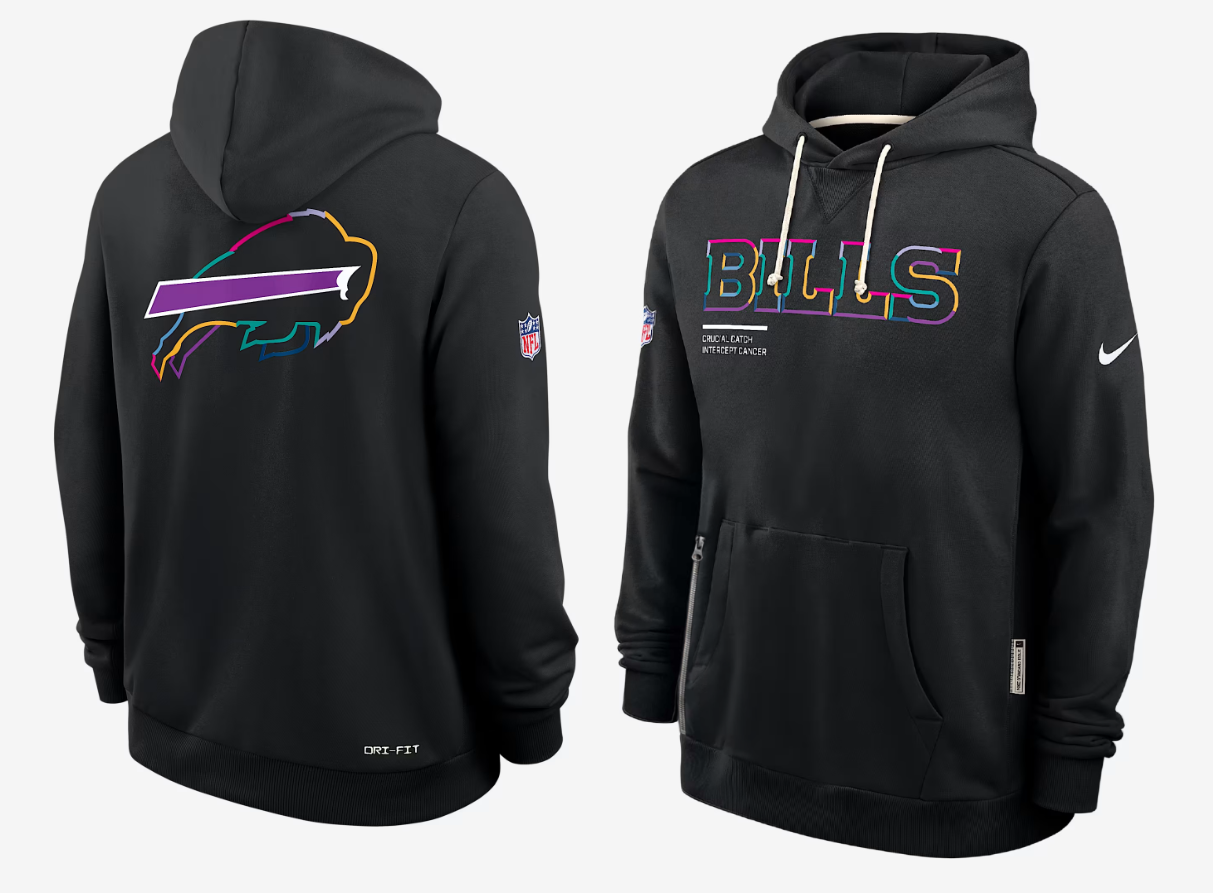Men Buffalo Bills black 2025 Nike NFL hoodie->buffalo bills->NFL Jersey
